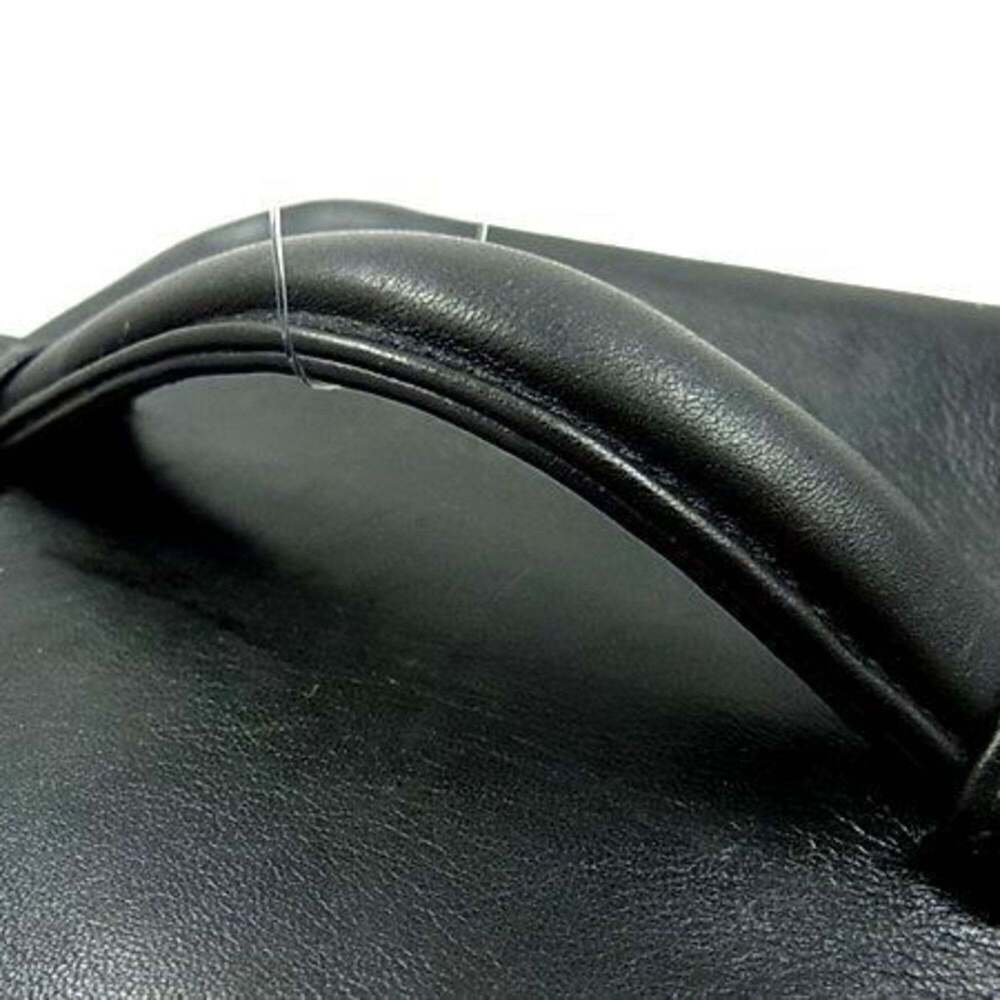 CHANEL Black Lambskin Leather Logo Vanity Bag - Picture 2 of 8